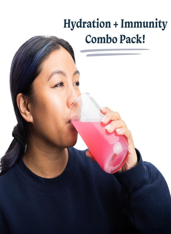 Drinklits Ginger-Lime Electrolyte Hydration & Strawberry Immunity Tablets (6) Tube Combo Pack | Great Taste – Gluten Free – Daily Use | 60 Servings (10 Tablets Per Tube) - Image 3